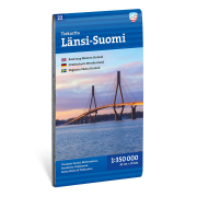 Västra Finland Vägkarta Calazo